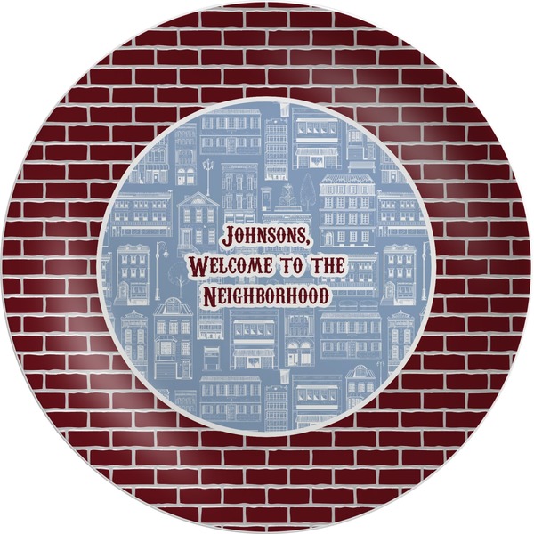 Custom Housewarming Melamine Plate (Personalized)