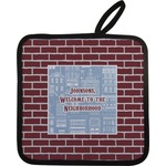 Housewarming Pot Holder w/ Name or Text