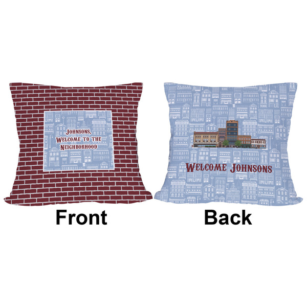 Welcome To The Neighborhood Outdoor Pillow - 16x16