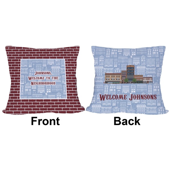 Welcome To The Neighborhood Outdoor Pillow - 20x20