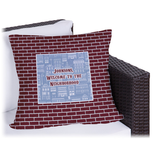 Custom Housewarming Outdoor Pillow (Personalized)
