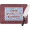 Welcome To The Neighborhood Personalized Glass Cutting Board