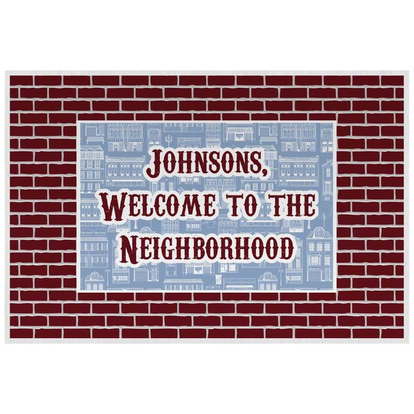 Custom Housewarming Laminated Placemat w/ Name or Text