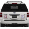 Welcome To The Neighborhood Personalized Square Car Magnets on Ford Explorer