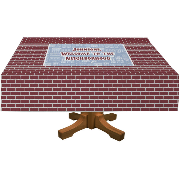 Welcome To The Neighborhood Rectangular Tablecloths (Personalized)