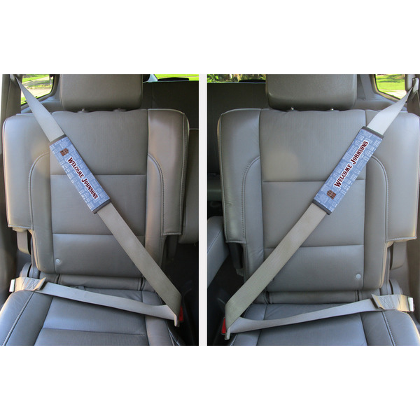Welcome To The Neighborhood Seat Belt Covers (Set of 2 - In the Car)