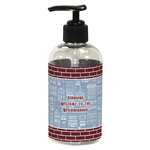 Housewarming Plastic Soap / Lotion Dispenser (8 oz - Small - Black) (Personalized)