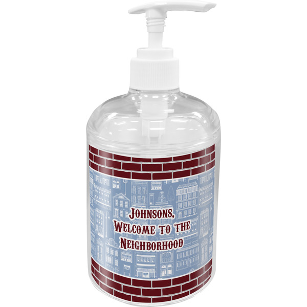 Custom Housewarming Acrylic Soap & Lotion Bottle (Personalized)