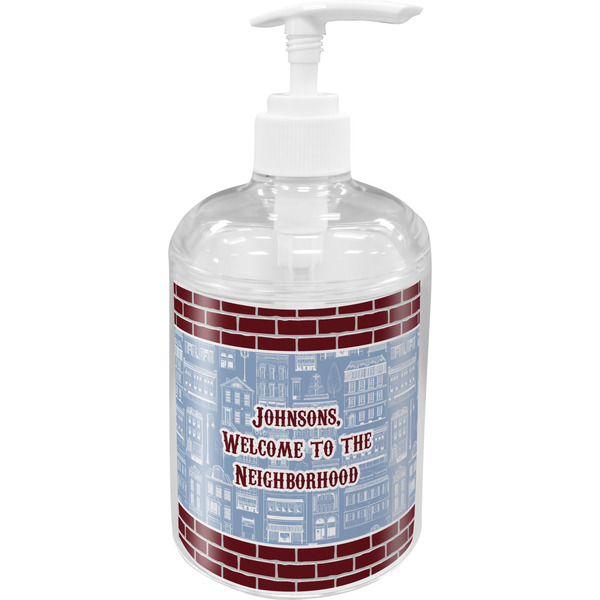 Welcome To The Neighborhood Soap / Lotion Dispenser (Personalized)