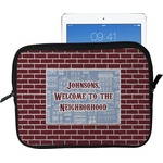 Housewarming Tablet Case / Sleeve - Large (Personalized)