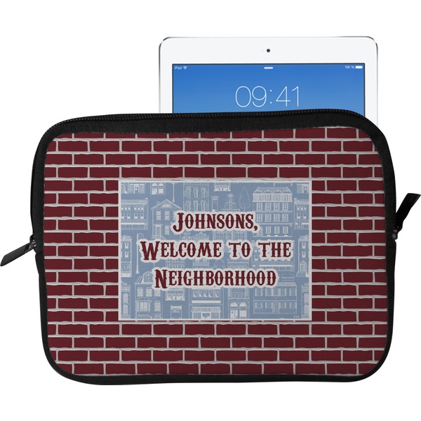 Custom Housewarming Tablet Case / Sleeve - Large (Personalized)