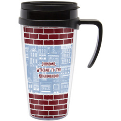 Housewarming Acrylic Travel Mug with Handle (Personalized)