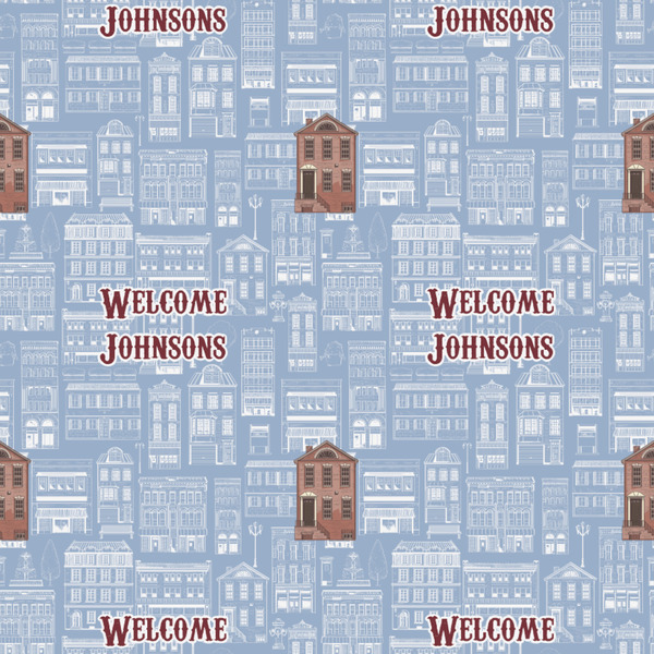 Welcome To The Neighborhood Wrapping Paper Square