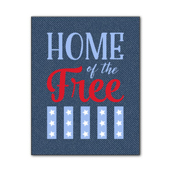 American Quotes Wood Print - 11x14