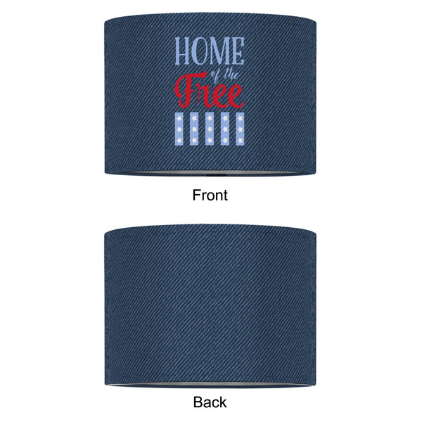 American Quotes 12" Drum Lampshade - APPROVAL (Fabric)