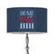 American Quotes 12" Drum Lamp Shade - Poly-film