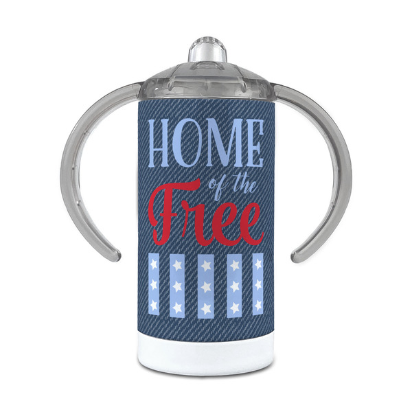 Custom American Quotes 12 oz Stainless Steel Sippy Cup