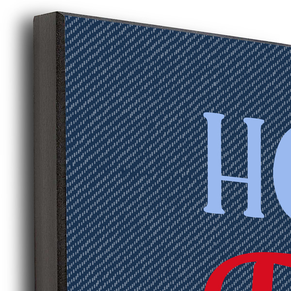 American Quotes 12x12 Wood Print - Closeup