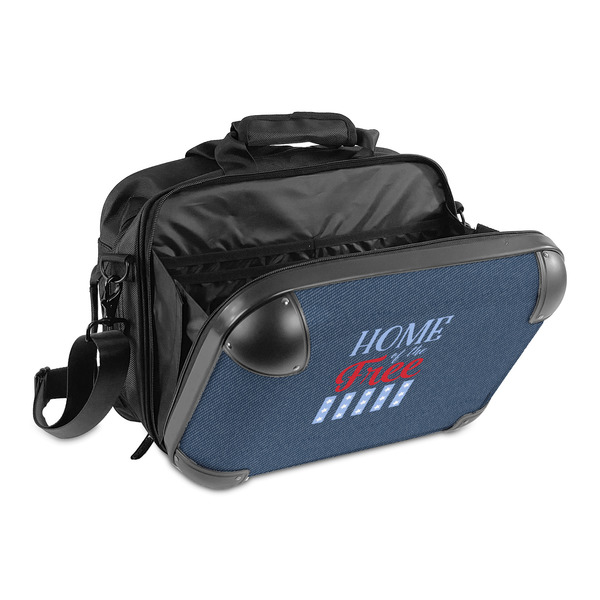 American Quotes 15" Hard Shell Briefcase - Open