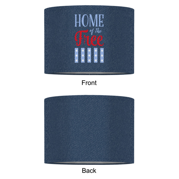 American Quotes 16" Drum Lampshade - APPROVAL (Fabric)