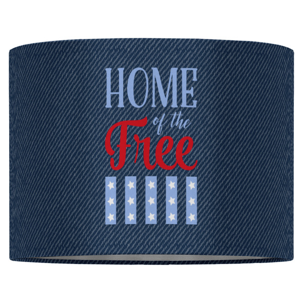 American Quotes 16" Drum Lampshade - FRONT (Fabric)