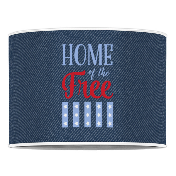 American Quotes 16" Drum Lampshade - FRONT (Poly Film)