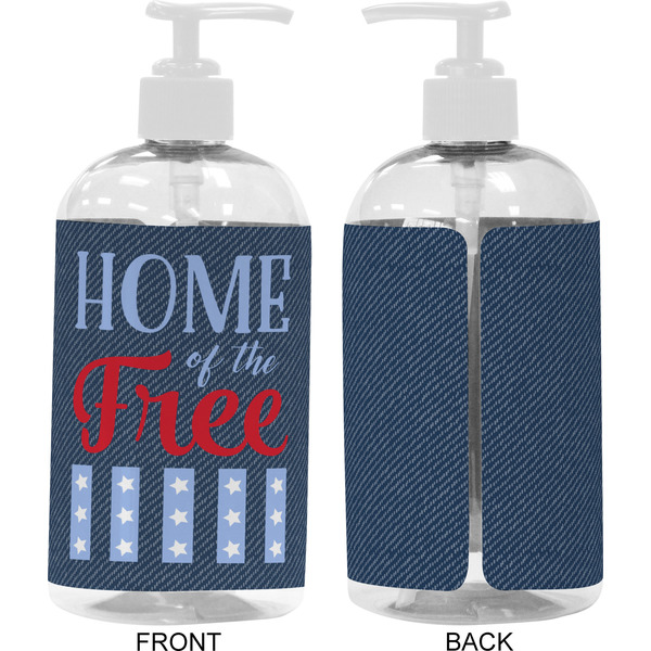 American Quotes 16 oz Plastic Liquid Dispenser- Approval- White