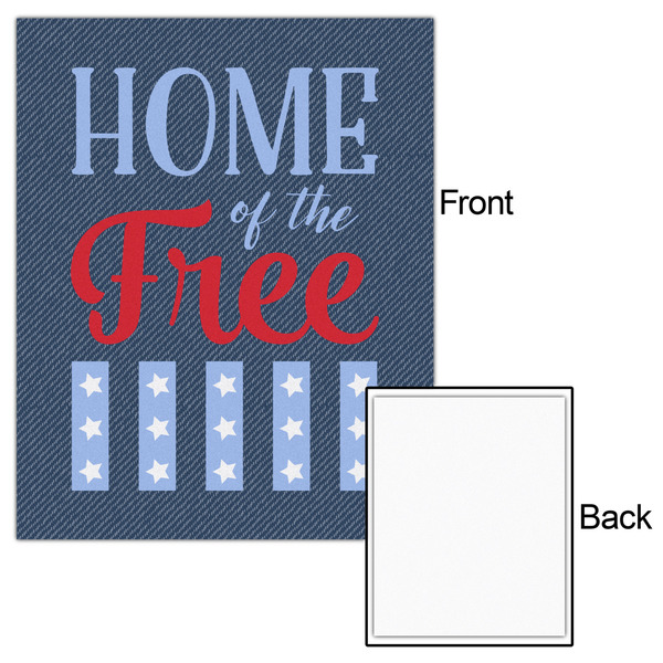 American Quotes 16x20 - Matte Poster - Front & Back