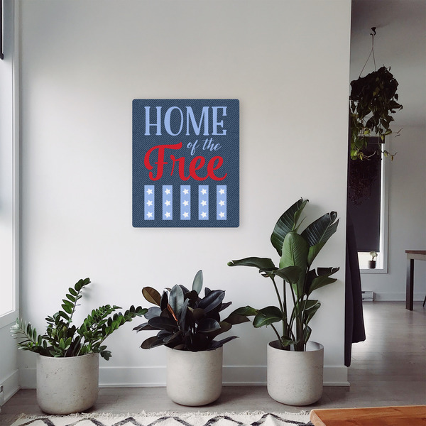 American Quotes 20x24 - Canvas Print - In Context