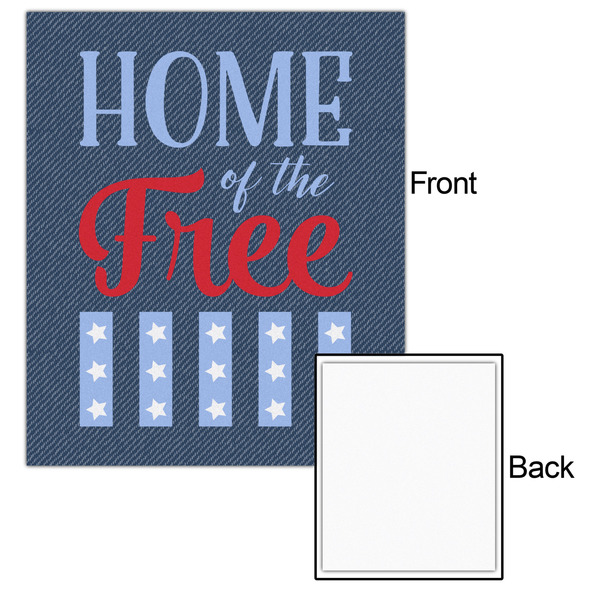 American Quotes 20x24 - Matte Poster - Front & Back