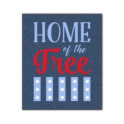 American Quotes Wood Print - 20x24