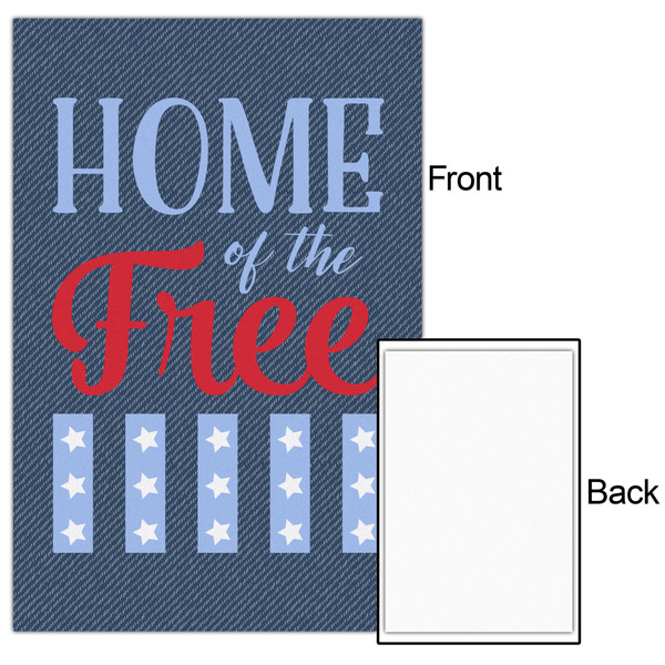 American Quotes 20x30 - Matte Poster - Front & Back