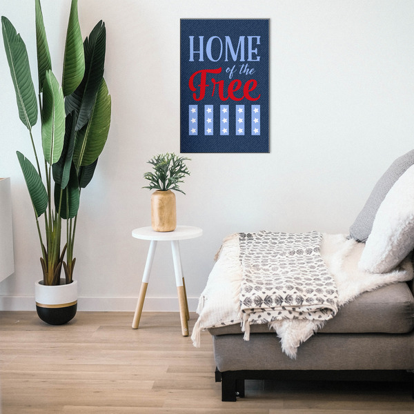 American Quotes 20x30 Wood Print - In Context