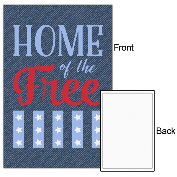 American Quotes 24x36 - Matte Poster - Front & Back