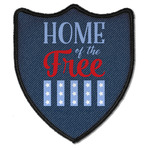 American Quotes Iron On Shield Patch B