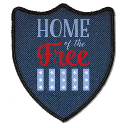 American Quotes Iron On Shield Patch B