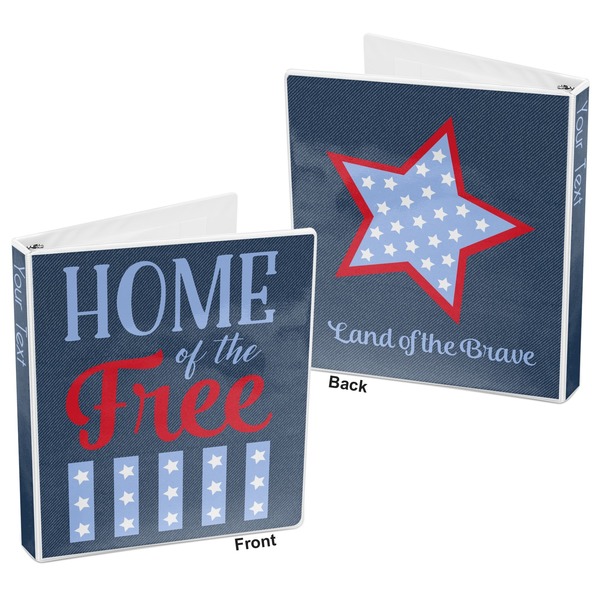 American Quotes 3-Ring Binder Front and Back
