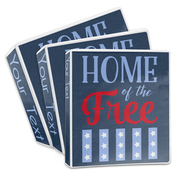 Custom American Quotes 3-Ring Binder (Personalized)