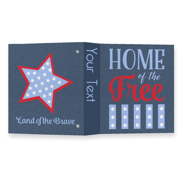 American Quotes 3 Ring Binders - Full Wrap - 1" - OPEN OUTSIDE