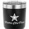 American Quotes 30 oz Stainless Steel Ringneck Tumbler - Black - CLOSE UP