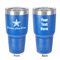 American Quotes 30 oz Stainless Steel Tumbler - Royal Blue - Double-Sided