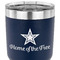 American Quotes 30 oz Stainless Steel Ringneck Tumbler - Navy - CLOSE UP