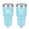 American Quotes 30 oz Stainless Steel Tumbler - Teal - Double-Sided