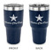 American Quotes 30 oz Stainless Steel Tumbler - Navy - Double Sided