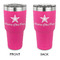 American Quotes 30 oz Stainless Steel Ringneck Tumblers - Pink - Double Sided - APPROVAL