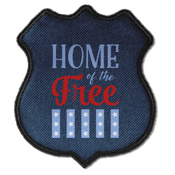 American Quotes Iron On Shield Patch C