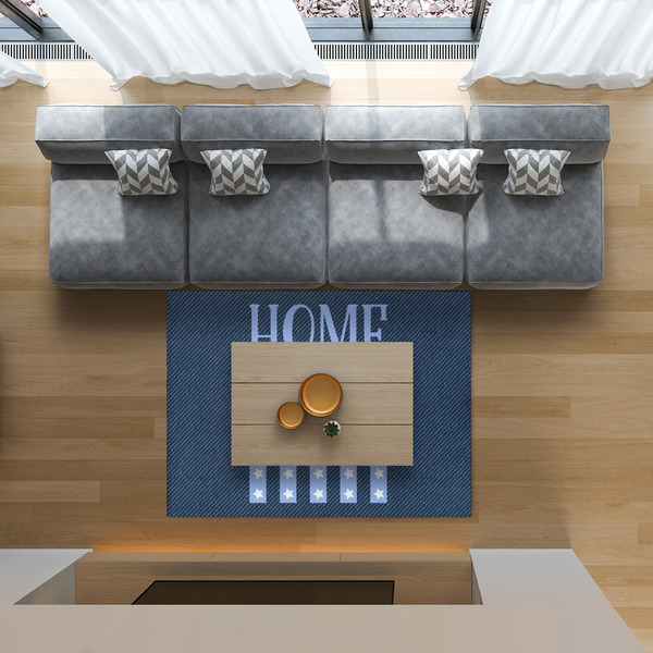 American Quotes 5'x7' Indoor Area Rugs - IN CONTEXT