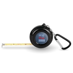 American Quotes Pocket Tape Measure - 6 Ft w/ Carabiner Clip (Personalized)