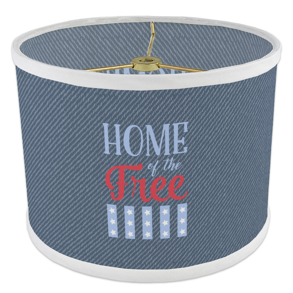 American Quotes 8" Drum Lampshade - ANGLE Poly-Film