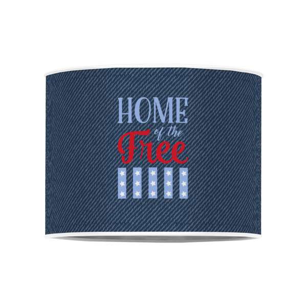 American Quotes 8" Drum Lampshade - FRONT (Poly Film)